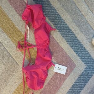 NWT pink crop top